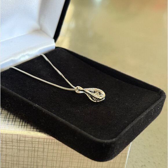 Kay Jewelers Silver Infinity Pendant Necklace - Picture 5 of 7